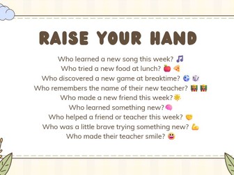 Year 1 Welcome to School