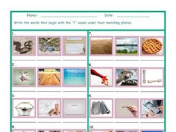 Phonics F Sound Photo Worksheet