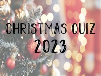 Christmas Quiz 2023