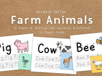 Learn about Animals handwriting and flashcards