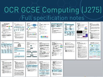 OCR Computing GCSE (J275)-Revision Notes