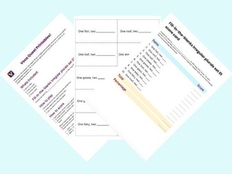 Fill in the blanks Irregular Plurals - Voca Quest Printable