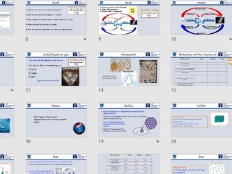 full chemistry lessons & worksheets - states of matter