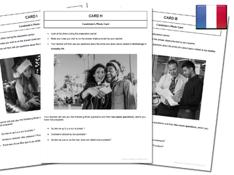 French AQA GCSE Technology Photo Cards