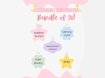 Academic skills resource bundle (secondary)
