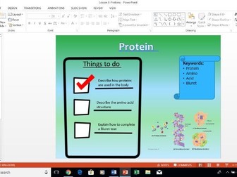 AQA A-Level Proteins lesson