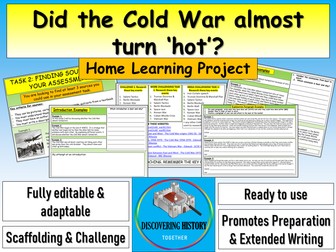 Cold War Home Learning / Homework Project