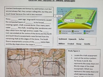 Edexcel A GCSE Geography Changing Landscapes of the UK Revision / Activity Workbooklet