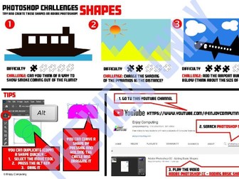 Adobe Photoshop CC Cover - Shapes