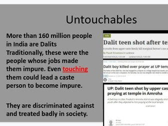 The Caste system