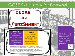 Edexcel History GCSE (91) Crime and Punishment c1700-present