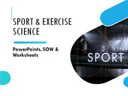 Level 2 Sport: Lifestyle & Wellbeing (Full unit with PowerPoint, worksheets & Unit Plan)