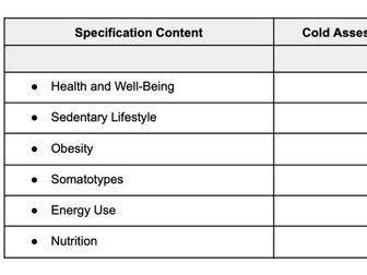 AQA GCSE Physical Education Booklet