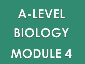 OCR A level biology Module 4 revision notes pdf