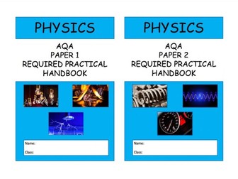 NEW GCSE AQA Science Required Practical Booklets 9-1 | Teaching Resources
