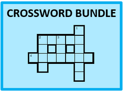 Spanish Present tense Crossword Bundle