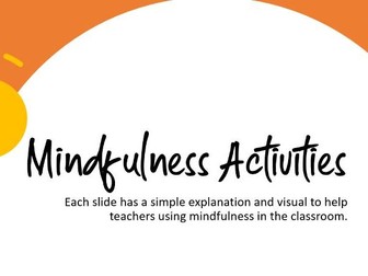 Mindfulness Activities PPT