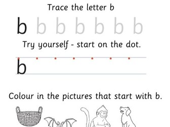 b and d confusion workbook eyfs ks1