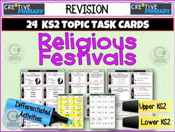 religious festivals ks2 task cards teaching resources