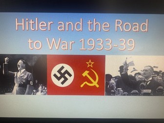 Hitler's road to WW2 revision lesson