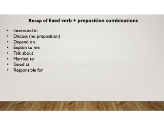 Online ESL lesson on prepositional phrases
