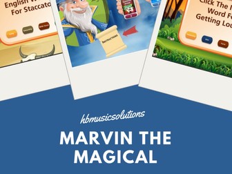 Marvin's Magical Musical Mystery Interactive Music Theory Game