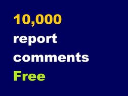 Report comments: School Report Writer .COM - 1000s - FREE!
