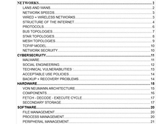 COMPUTER SCIENCE REVISION GUIDE