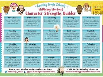 Character Strengths Builder - Amazing People Schools