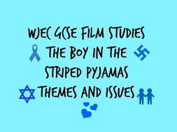 WJEC GCSE FILM STUDIES PAPER 2: THE BOY IN THE STRIPED PYJAMAS – THEMES AND ISSUES