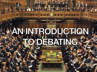 4 Lessons - KS3 Debating - Transactional Speech SOW