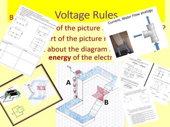 Voltage and Current Rules in Series and Parallel: Slides and Practice