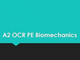 A2 OCR PE- Angular Motion Test and Mark Scheme