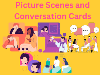 Picture Scenes and Conversation Cards