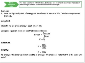 GCSE Physics Equation How-To - Power