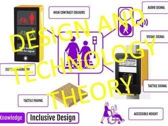 GCSE Retrieval Practice Design Technology D&T Knowledge Organiser Theory - Inclusive Design