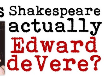 Line by Line Analysis: Was Shakespeare Actually Edward de Vere?