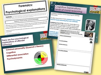 Psychological Explanations - Forensic Psychology - AQA Psychology