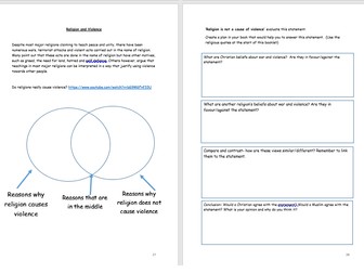 x2 Revision Booklet Pack: Relationships and Families and Religion, Peace and Conflict for R.E GCSE