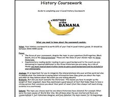 Edexcel a level history coursework help