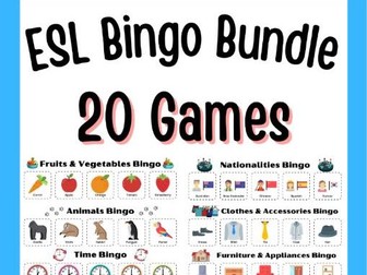 ESL Bingo Bundle | 20 Games