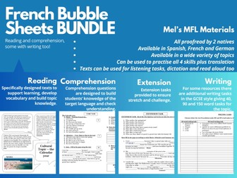 French Bubble sheets - Sports, Hobbies, Freetime activities  and media