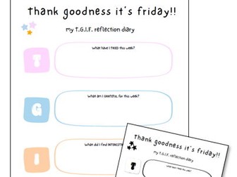 Weekly reflection - TGIF