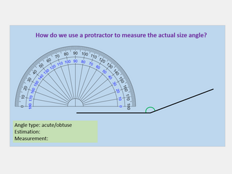 Measure and draw angles 2 lessons