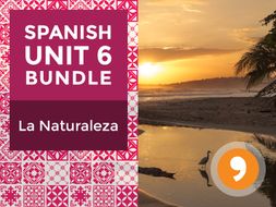 Spanish Unit 6 Bundle: La Naturaleza - Nature