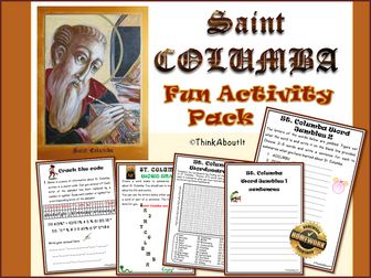 Christianity: St Columba Fun Activity Pack