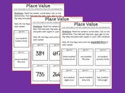 Interactive Notebook - Math - Numbers & Base 10