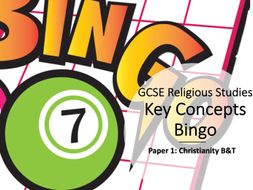 Key Concepts Bingo AQA GCSE Christianity