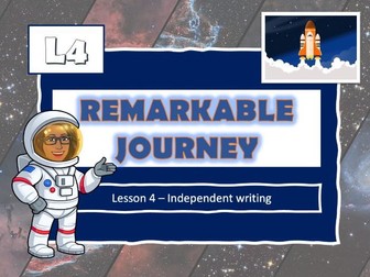 NASA/Hidden Figures -Remarkable Journey Writing lesson