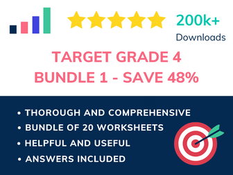 GCSE Maths Revision: Target Grade 4 (Bundle 1)
